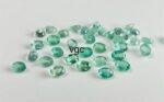 Natural Good Light Color Colombian 4×6 mm Oval Faceted Cut – Good Luster Colombian Emerald Oval 4x6mm