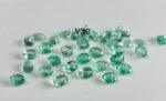 Natural Good Light Color Colombian 4×6 mm Oval Faceted Cut – Good Luster Colombian Emerald Oval 4x6mm