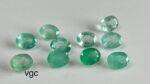 Natural Good Light Color Colombian 6×8 mm Oval Faceted Cut – Good Luster Colombian Emerald Oval 6x8mm