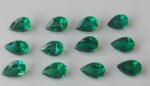 Super Top Quality Lab Created Emerald 5×7 mm Pear Faceted AAA Quality– Lab Made Emerald Pear 5x7mm