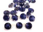 Natural Iolite 5 mm Round Faceted Cut – Iolite Round Faceted 5mm