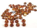 Natural Hessonite Garnet 3 mm Round Cut Faceted AAA Quality – Orange Garnet Faceted Round 3mm