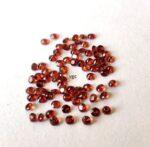 Natural Red Garnet 1.5mm Round Cut Faceted AAA Quality – Red Garnet Faceted Round 1.5mm