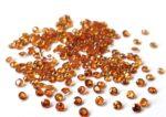 Natural Hessonite Garnet 2.5 mm Round Cut Faceted AAA Quality – Orange Garnet Faceted Round 2.5mm