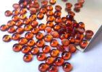Natural Hessonite Garnet 5 mm Round Cabochon AAA Quality – Orange Garnet Cabochon Round 5mm