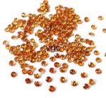 Natural Hessonite Garnet 2.5 mm Round Cut Faceted AAA Quality – Orange Garnet Faceted Round 2.5mm