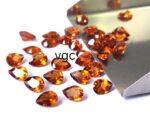 Natural Hessonite Garnet 3×5 mm Pear Cut Faceted AAA Quality – Orange Garnet Faceted Pear 3x5mm