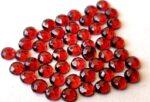 Natural Red Garnet 3mm Round Rose Cut AAA Quality – Red Garnet Faceted Round 3mm