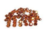 Natural Hessonite Garnet 3 mm Round Cut Faceted AAA Quality – Orange Garnet Faceted Round 3mm