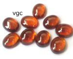 Natural Hessonite Garnet 8×10 mm Oval Cabochon AAA Quality – Orange Garnet Cabochon Oval 8x10mm