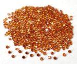 Natural Hessonite Garnet 1.75 mm Round Cut Faceted AAA Quality – Orange Garnet Faceted Round 1.75mm