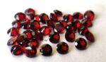 Natural Red Garnet 10 mm Round Cut Faceted AAA Quality – Red Garnet Faceted Round 10mm