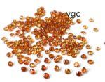 Natural Hessonite Garnet 1.75 mm Round Cut Faceted AAA Quality – Orange Garnet Faceted Round 1.75mm