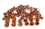 Natural Hessonite Garnet 3 mm Round Cut Faceted AAA Quality – Orange Garnet Faceted Round 3mm
