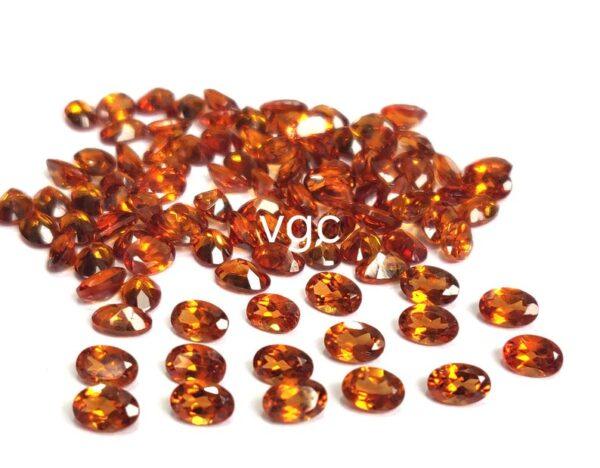 Natural Hessonite Garnet 3×5 mm Oval Cut Faceted AAA Quality – Orange Garnet Faceted Oval 3x5mm