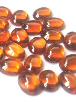 Natural Hessonite Garnet 5×7 mm Oval Cabochon AAA Quality – Orange Garnet Cabochon Oval 5x7mm