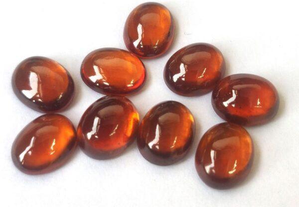 Natural Hessonite Garnet 8×10 mm Oval Cabochon AAA Quality – Orange Garnet Cabochon Oval 8x10mm