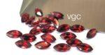 Natural Red Garnet 5×10 mm Marquise Cut Faceted AAA Quality – Red Garnet Faceted Marquise 5x10mm