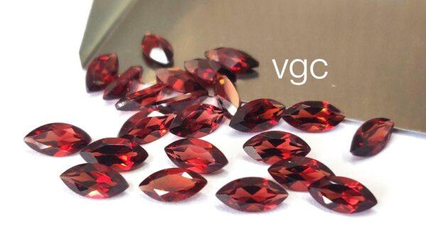 Natural Red Garnet 5×10 mm Marquise Cut Faceted AAA Quality – Red Garnet Faceted Marquise 5x10mm