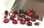 Natural Red Garnet 10x12mm Oval Cut Faceted AAA Quality – Red Garnet Faceted Oval 10x12mm