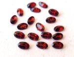 Natural Red Garnet 3×5 mm Oval Cut Faceted AAA Quality – Red Garnet Faceted Oval 3x5mm