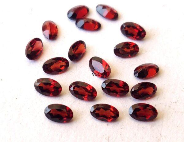Natural Red Garnet 3×5 mm Oval Cut Faceted AAA Quality – Red Garnet Faceted Oval 3x5mm