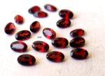 Natural Red Garnet 3×5 mm Oval Cut Faceted AAA Quality – Red Garnet Faceted Oval 3x5mm