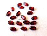 Natural Red Garnet 3×5 mm Oval Cut Faceted AAA Quality – Red Garnet Faceted Oval 3x5mm