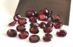 Natural Red Garnet 10x12mm Oval Cut Faceted AAA Quality – Red Garnet Faceted Oval 10x12mm
