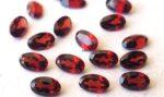 Natural Red Garnet 5×7 mm Oval Cut Faceted AAA Quality – Red Garnet Faceted Oval 5x7mm