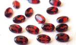 Natural Red Garnet 5×7 mm Oval Cut Faceted AAA Quality – Red Garnet Faceted Oval 5x7mm