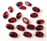 Natural Red Garnet 3×5 mm Oval Cut Faceted AAA Quality – Red Garnet Faceted Oval 3x5mm