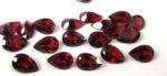 Natural Red Garnet 6×8 mm Pear Cut Faceted AAA Quality – Red Garnet Faceted Pear 6x8mm