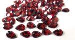 Natural Red Garnet 3×5 mm Pear Cut Faceted AAA Quality – Red Garnet Faceted Pear 3x5mm