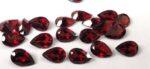 Natural Red Garnet 6×8 mm Pear Cut Faceted AAA Quality – Red Garnet Faceted Pear 6x8mm
