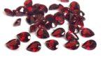 Natural Red Garnet 3×5 mm Pear Cut Faceted AAA Quality – Red Garnet Faceted Pear 3x5mm