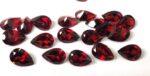 Natural Red Garnet 6×8 mm Pear Cut Faceted AAA Quality – Red Garnet Faceted Pear 6x8mm