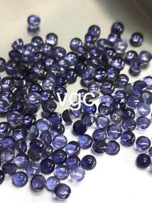 Natural Iolite 3 mm Round Cabochon – Iolite Round Cabochon 3mm