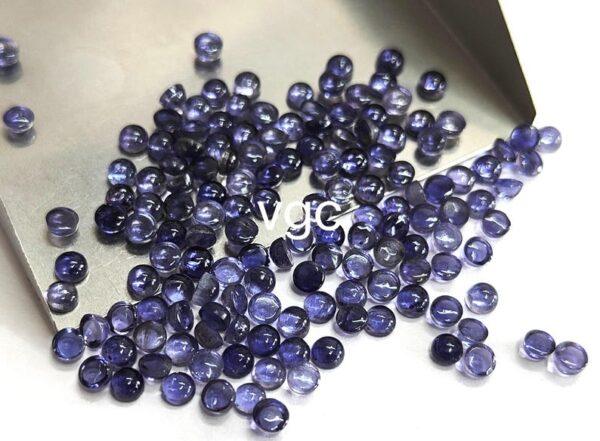 Natural Iolite 4 mm Round Cabochon – Iolite Round Cabochon 4mm