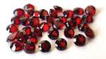 Natural Red Garnet 7 mm Round Cut Faceted AAA Quality – Red Garnet Faceted Round 7mm