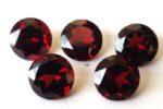 Natural Red Garnet 10 mm Round Cut Faceted AAA Quality – Red Garnet Faceted Round 10mm