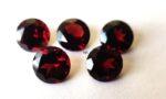 Natural Red Garnet 10 mm Round Cut Faceted AAA Quality – Red Garnet Faceted Round 10mm
