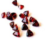 Natural Red Garnet 10mm Trillion Cut Faceted AAA Quality – Red Garnet Faceted Trillion 10mm
