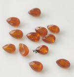 Natural Orange Kyanite 6×9 mm Pear Faceted Cut – Kyanite Pear Faceted 6x9mm