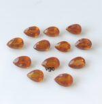 Natural Orange Kyanite 6×9 mm Pear Faceted Cut – Kyanite Pear Faceted 6x9mm