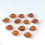 Natural Orange Kyanite 6×9 mm Pear Faceted Cut – Kyanite Pear Faceted 6x9mm