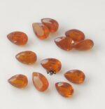 Natural Orange Kyanite 6×9 mm Pear Faceted Cut – Kyanite Pear Faceted 6x9mm