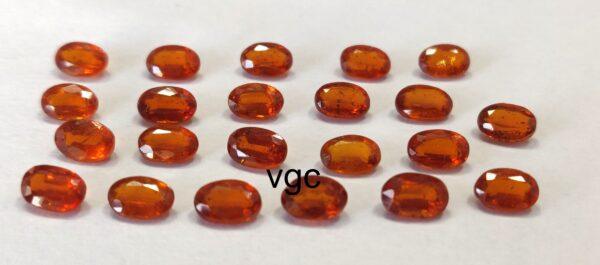 Natural Orange Kyanite 6×8 mm Oval Faceted Cut – Kyanite Oval Faceted 6x8mm