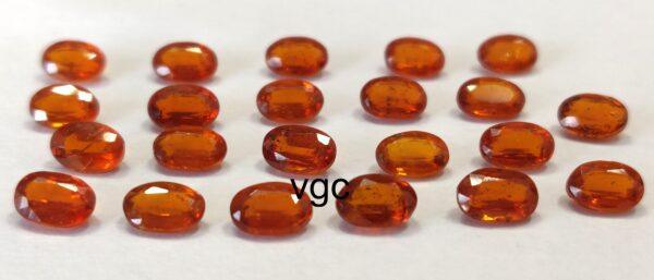 Natural Orange Kyanite 6×8 mm Oval Faceted Cut – Kyanite Oval Faceted 6x8mm