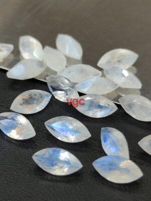 Natural Rainbow Moonstone 2×4 mm Marquise Cut Faceted – AA Quality Rainbow Moonstone Marquise Faceted 2x4mm